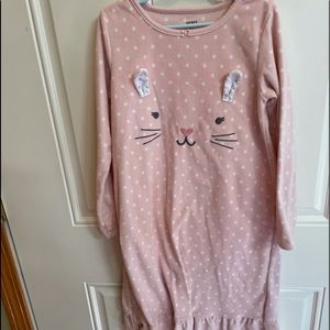 Carter’s girls  fleece nightgown size 6-7